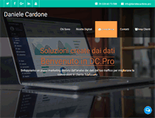 Tablet Screenshot of danielecardone.pro